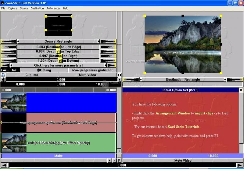 Zwei-Stein programas gratuitos para editar vídeos