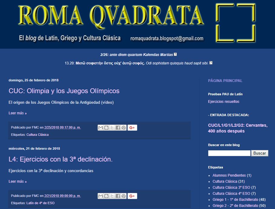 cultura clasica - roma qvadrata