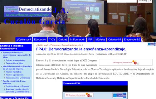 Formación profesional: F​P​4.0​: Democratizando la enseñanza y aprendizaje