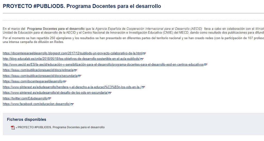 proyecto PubliODS