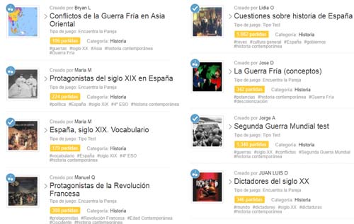 Cerebriti: juegos sobre Historia Contemporánea