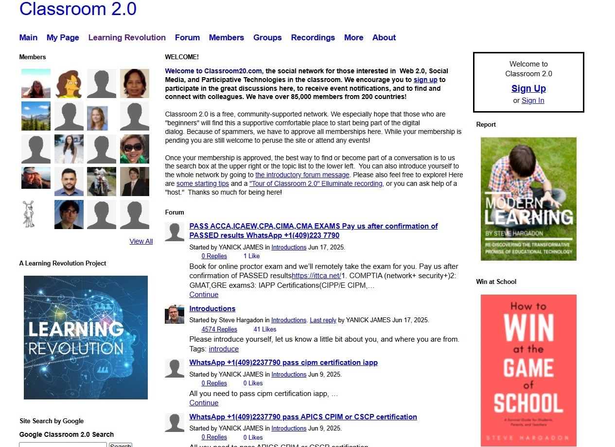 Classroom 2.0 comunidades online