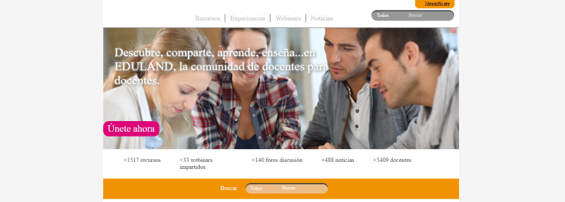 Eduland Comunidades on line para el ámbito educativo