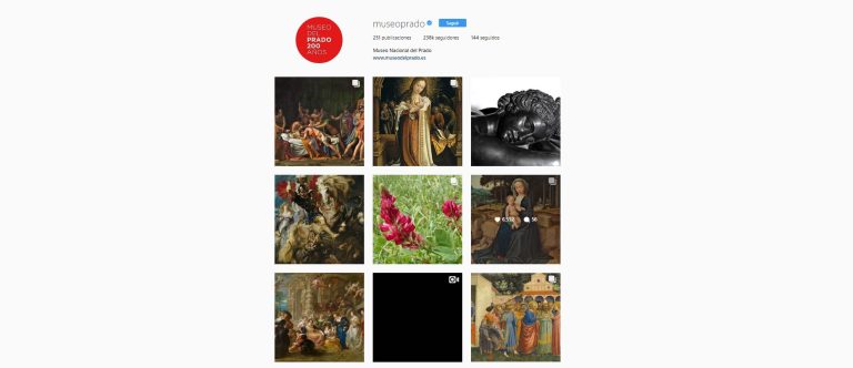 Instagram del museo del prado