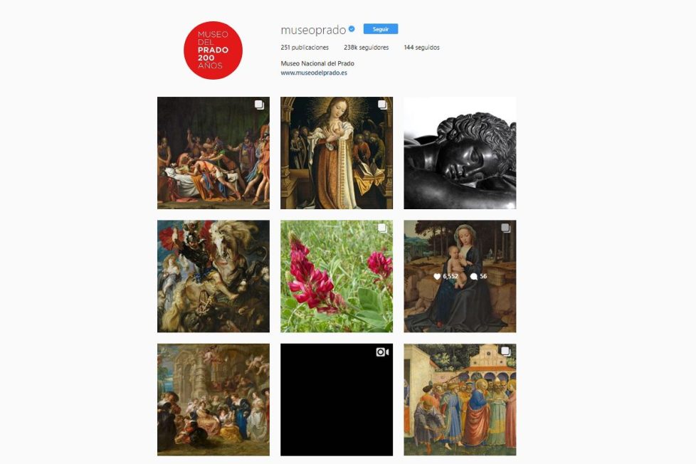 ¿Te apuntas a los ‘directos’ de Instagram del Museo del Prado? Instagram del museo del prado