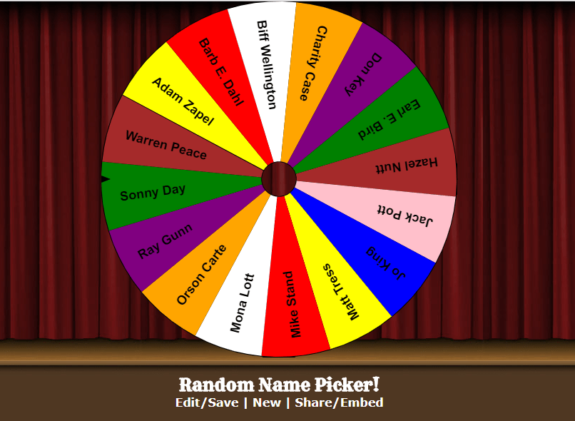 random namepicker