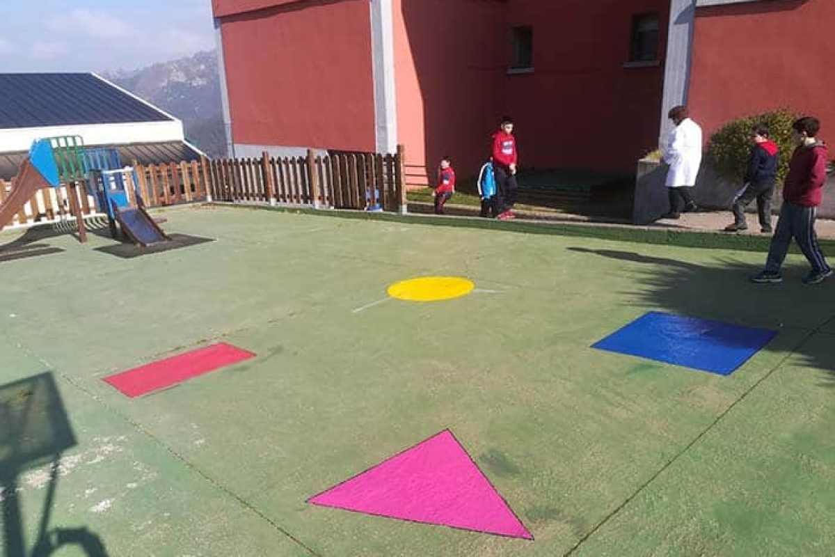 Espacios Matemáticos: transformar los patios en recursos de Matemáticas Patio del colegio, espacios matemáticos