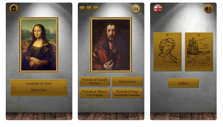 Art Quiz, apps para aprender sobre arte