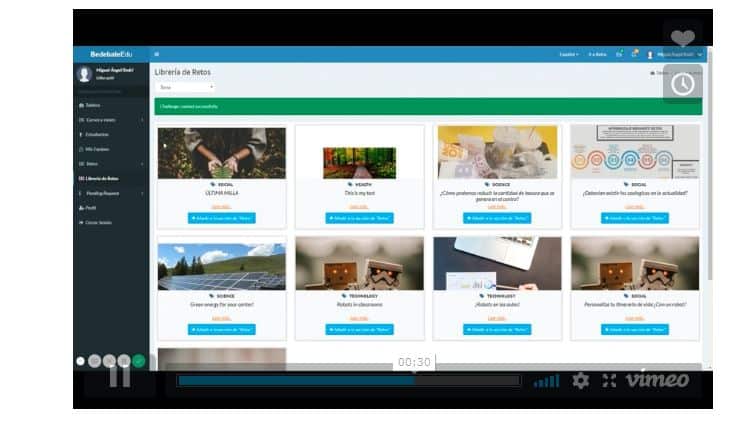BeDebate Edu para trabajar el Aprendizaje Basado en Retos