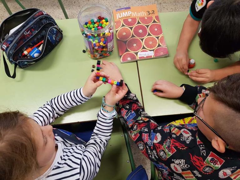 Matemáticas y trabajo cooperativo con JUMP Math