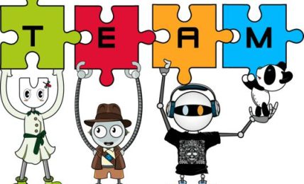 Trabajo cooperativo a través de la robótica con Flexbot 1
