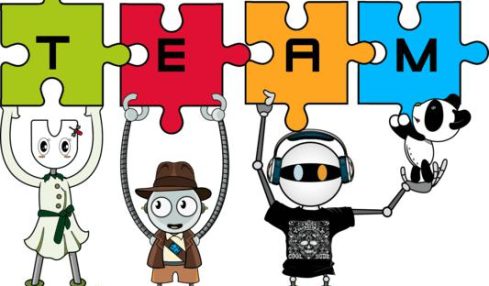 Trabajo cooperativo a través de la robótica con Flexbot 1