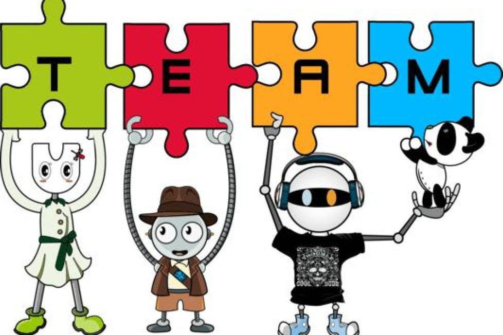 Trabajo cooperativo a través de la robótica con Flexbot 1