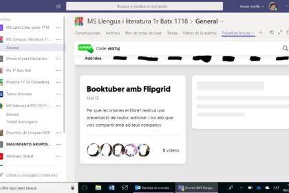 booktubers CON FLIPGRID