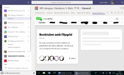booktubers CON FLIPGRID