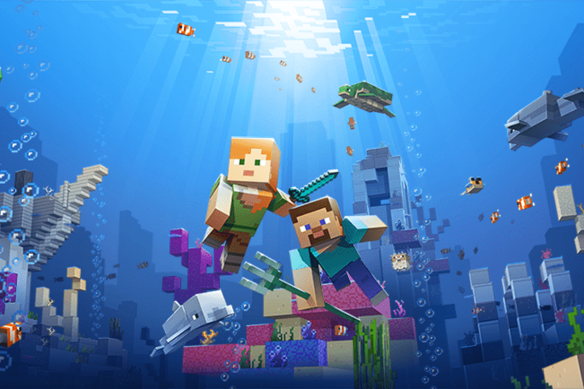 Minecraft Education Edition: Aquatic Update. Ahora, ¡bajo el agua! Aquatic Update