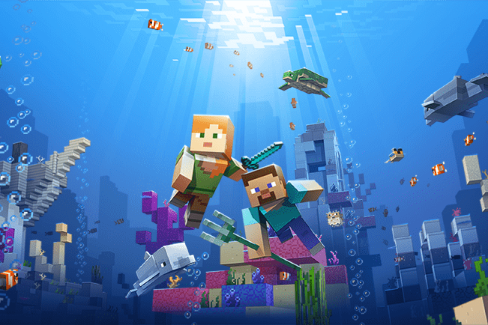 Minecraft Education Edition: Aquatic Update. Ahora, ¡bajo el agua! Aquatic Update