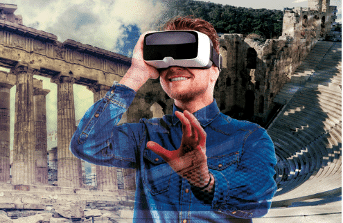 Acróplis de atenas y realidad virtual