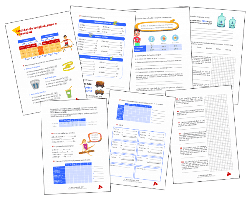 Cuadernillo para repasar las medidas