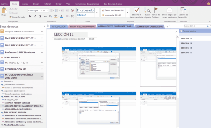Clases de Informática con Office 365