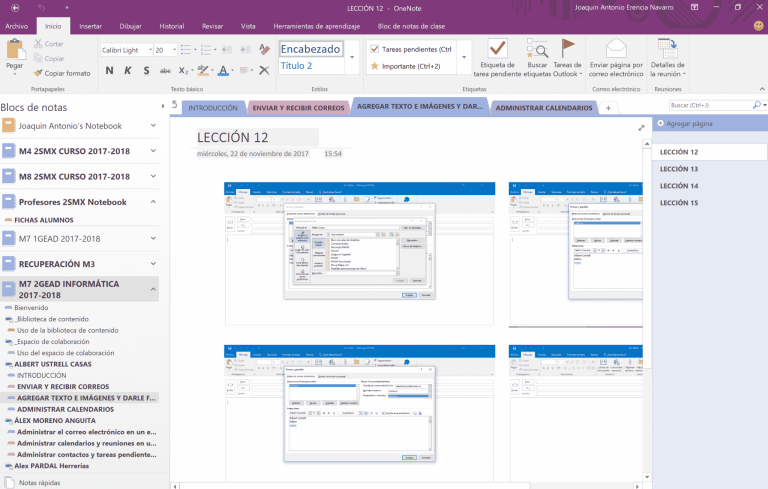 Clases de Informática con Office 365