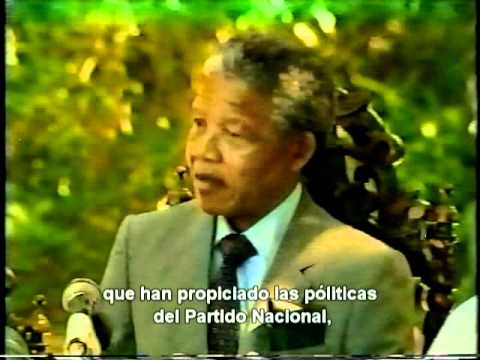 Entrevista a Nelson Mandela al salir de prisión