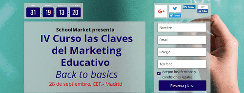 IV Curso Las claves del Marketing Educativo Digital: septiembre 2018