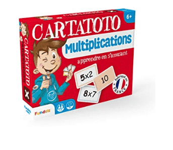 Cartatoto Juegos de mesa de tablas de multiplicar