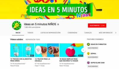 Ideas en 5 minutos