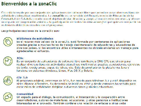 zonaclic: recursos tic para estudiar