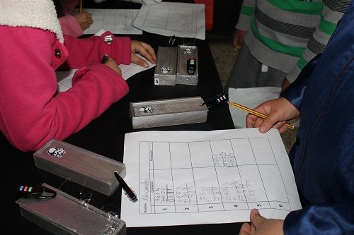 esstudiantes trabajan en un escape room