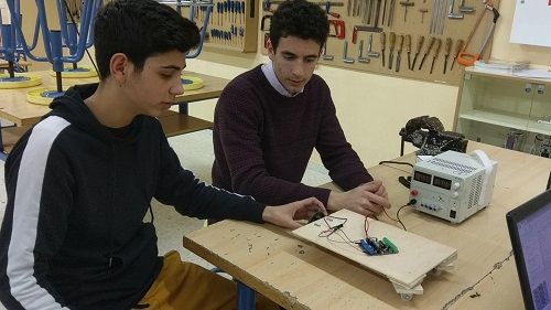 robótica y programación con alumnos de ESO