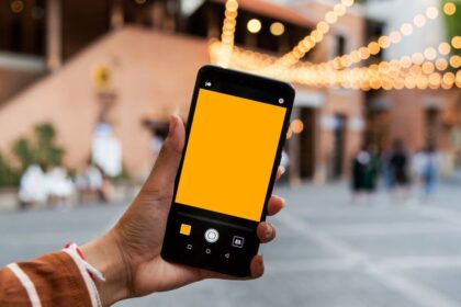 cropped Camara del smartphone