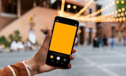 cropped Camara del smartphone