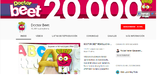 Doctor Beet: canales de YouTube para Infantil