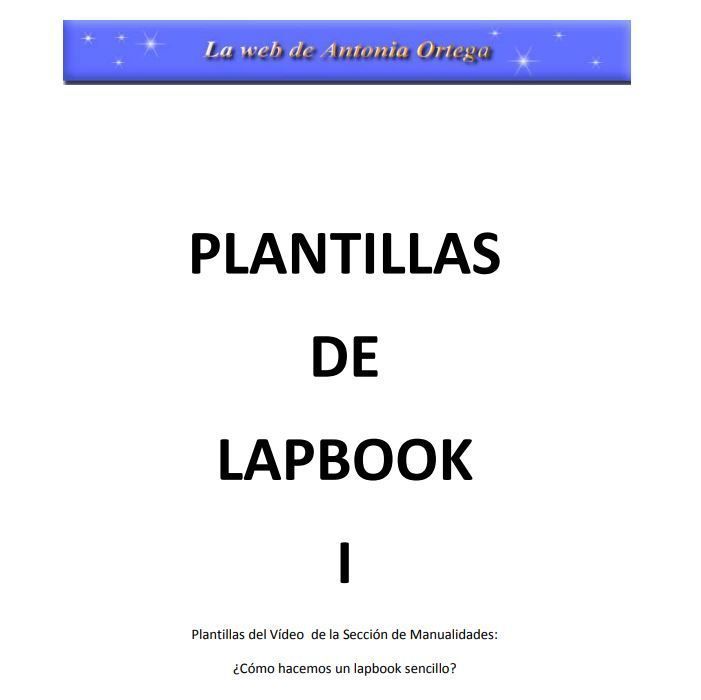 Plantillas lapbooks