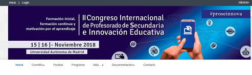 II Congreso Internacional de Profesorado de Educación Secundaria e Innovación Educativa