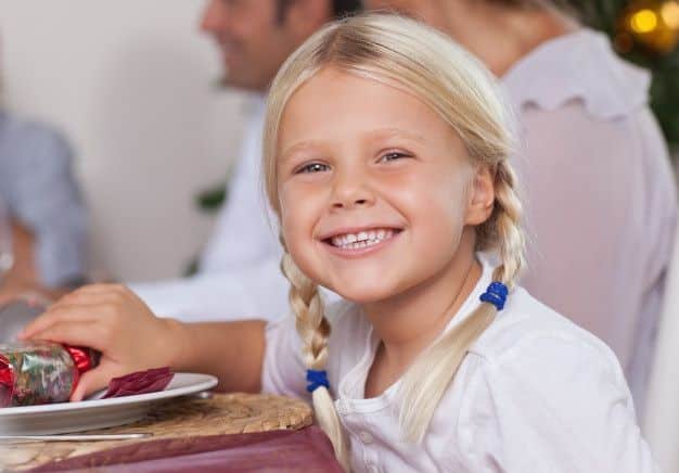 Niña sonriendo