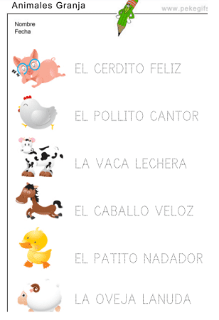 Ejercicios De Caligrafía Para 1º De Primaria