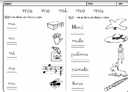 Cuaderno para repasar caligrafía ordenado por letras - Imagenes Educativas