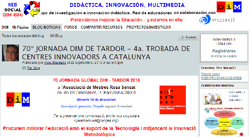 70ª Jornada Global DIM-EDU eventos educativos diciembre