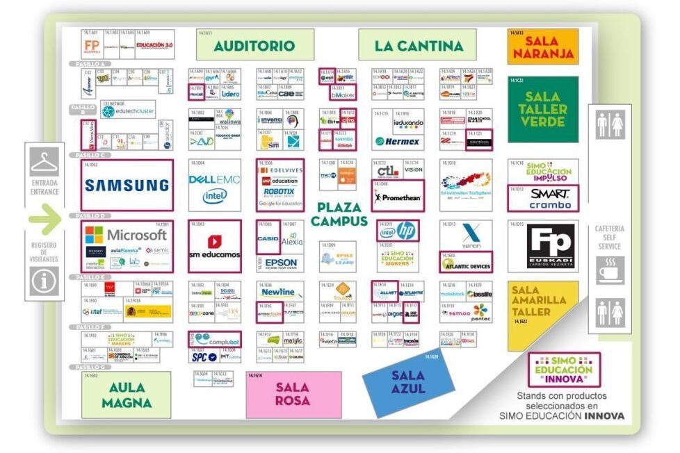 ¡Todas las claves de SIMO EDUCACIÓN! ¡Te esperamos en #SIMOEDU18! Plano SIMO EDUCACIÓN