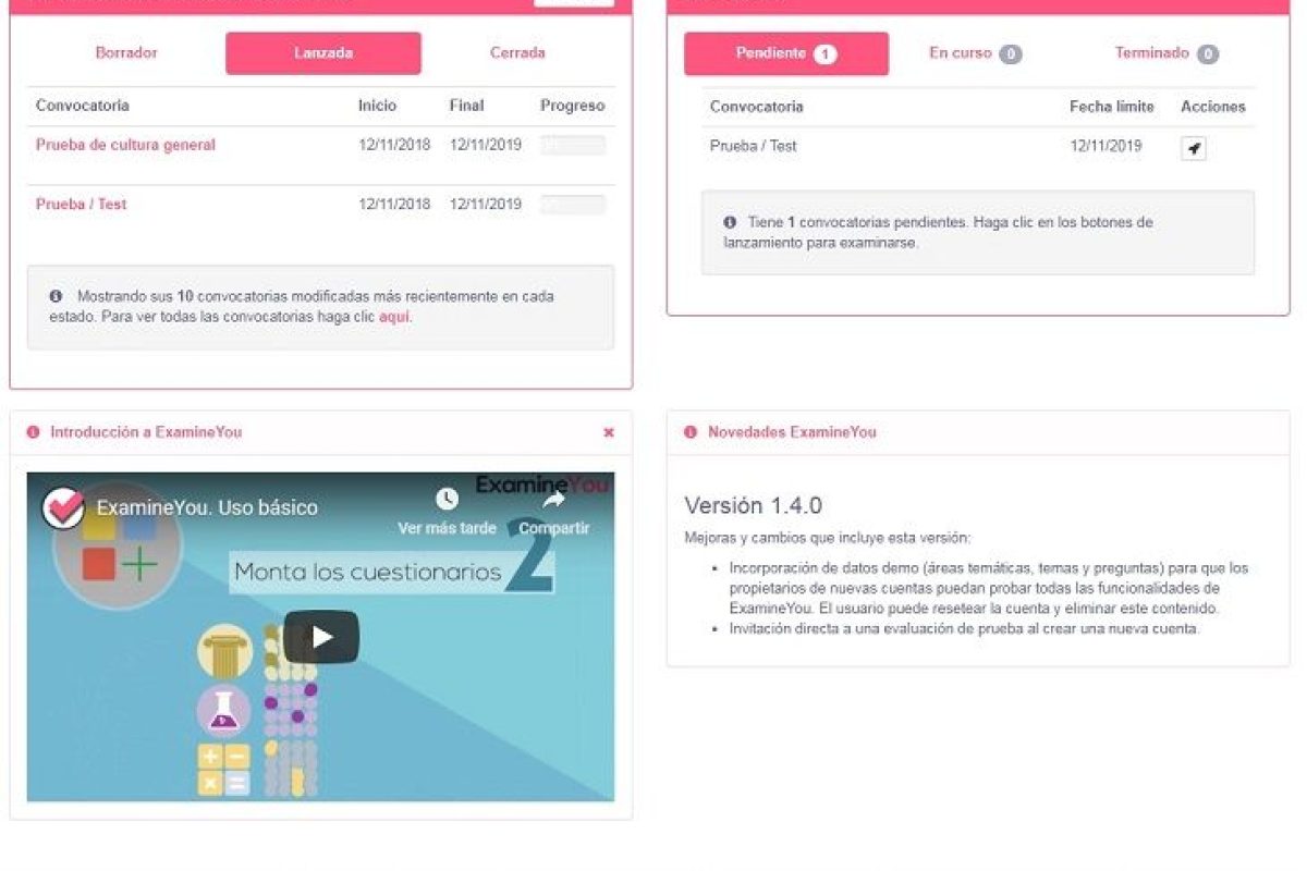 Mejora de la evaluación del alumnado con ExamineYou examineyou