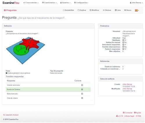 Plataforma de evaluación ExamineYou