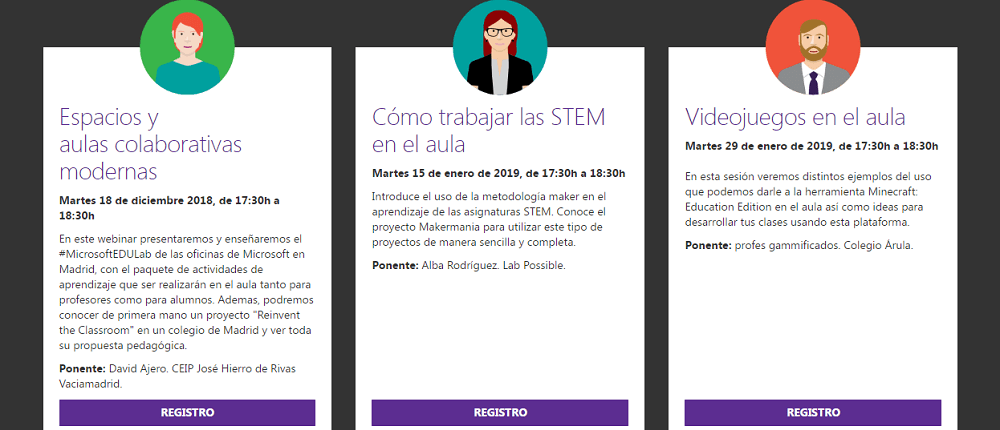 webinars gratuitos de Microsoft