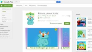 apps mindfulness niños barrio sesamo