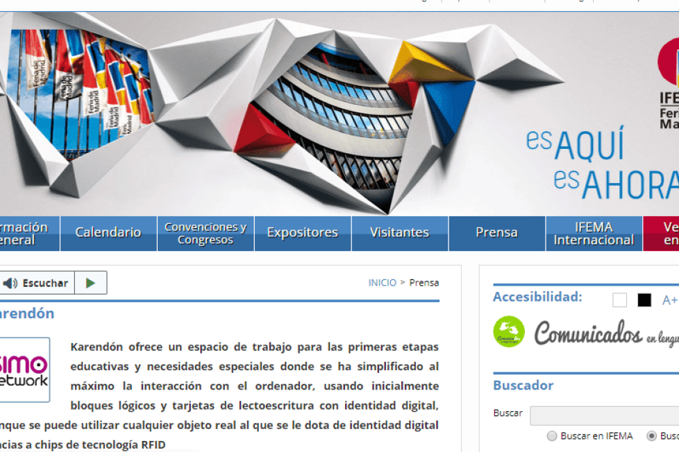Karendón, el rincón digital para alumnos de Infantil y con necesidades especiales Karendón