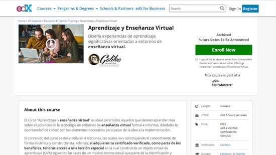 Aprendizaje y enseñanza virtual