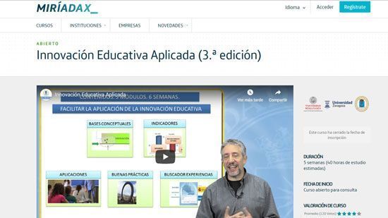Innovación educativa aplicada