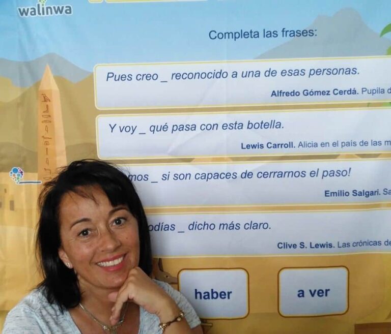 walinwa enseñar a los alumnos a escribir